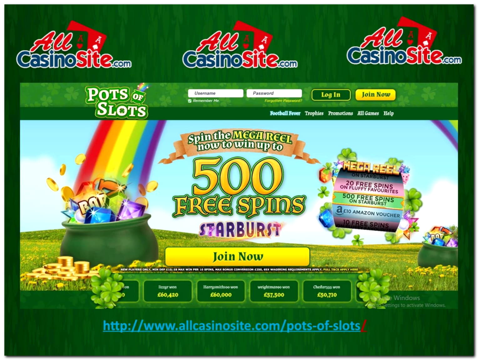 €555 casino chip at 7 Reels Casino