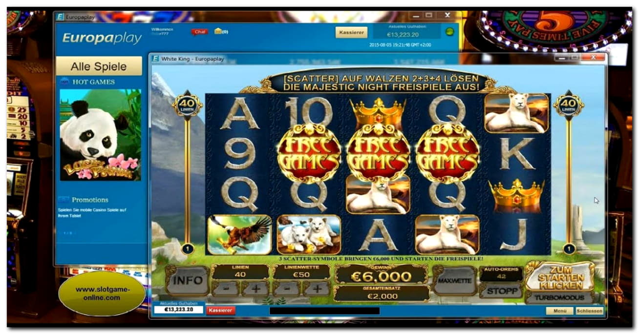 75 Free spins casino at Inter Casino