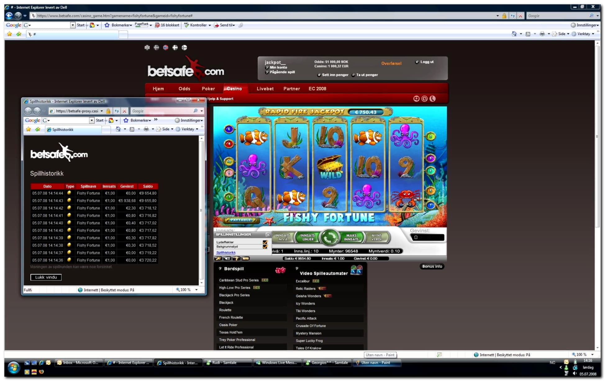 390% Signup casino bonus at Bet At Home Casino