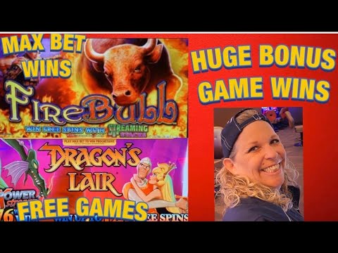 ?FIRE BULL & DRAGON’S LAIR?HUGE WINS KICKAPOO LUCKY EAGLE Swedish Casino Online